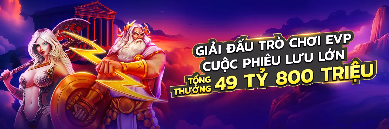 Hình ảnh nổ hũ lớn tại Thiên Đường Trò Chơi, với các biểu tượng slot game và tiền vàng.